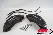 10-23 Porsche Panamera Cayenne Macan Front Brake Calipers Set Pair 6 Piston Oem 10-23 Porsche Panamera Cayenne Macan Front Brake Calipers Set Pair 6 Piston Oem