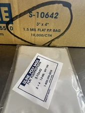 Uline Poly Bags 3x4 1.5ml 