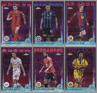 Topps Chrome UCC 2024-25 Magenta Shimmer Refractor