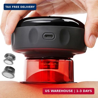 UOTT 6-in-1 Smart Cupping Therapy Massager, 20 Levels Heat & Suction Electric Cu
