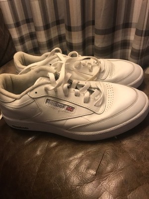 Reebok Classics Club C 85 Schnürschuhe Freizeit in weiß Gr. UK 9,5 sehr guter Zustand