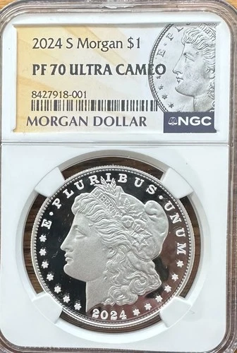 2024-S Morgan Silver Dollar NGC PF 70 Ultra Cameo