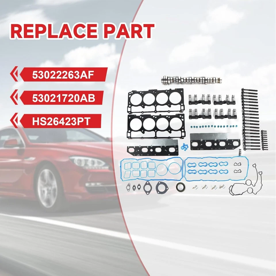 FIT 09-19 Dodge Ram 1500 5.7L Hemi V8 VVT Non MDS Camshaft & lifters Install Kit - Image 2 of 4