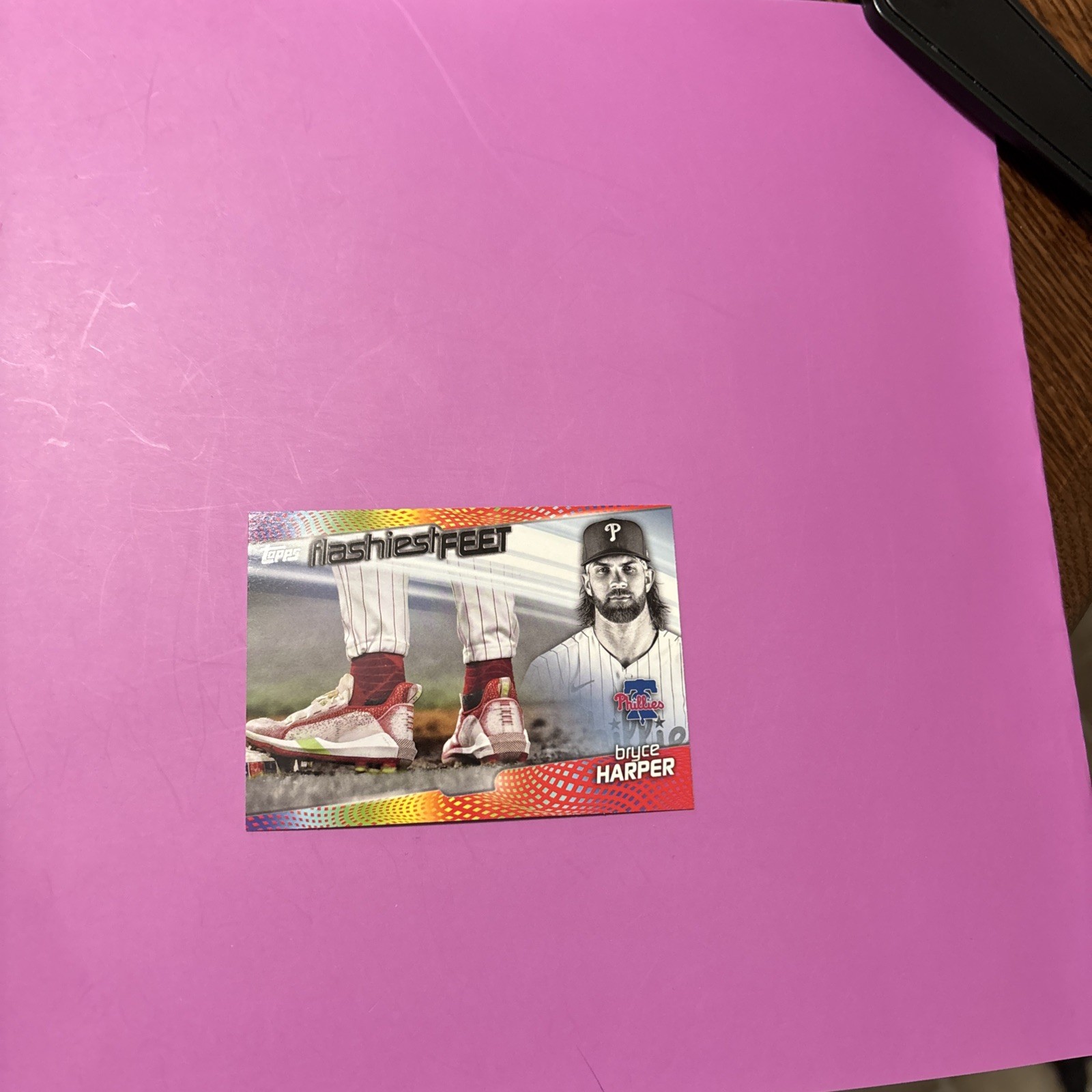 2022 Topps #FF-2 Bryce Harper Flashiest Feet Phillies