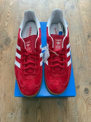 adidas Originals Gazelle Men's Scarlett Cloud White Shoes H06261 Men s Size 13