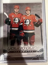 Cutter Gauthier & Owen Zellweger 24-25 UD Young Guns Rookie Teammates