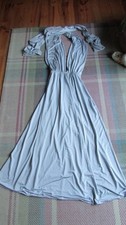Debut at Debenhams ball gown/evening dress,ice blue colour size 10,bnwt