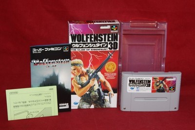 Wolfenstein 3D: The Claw of Eisenfaust (Nintendo Super Famicom, 1993) Complete