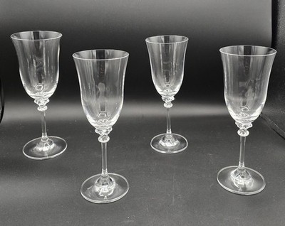 Mikasa Italian Countryside 3 Wine Glasses & 1 Water w/Ball Stem 8'' & 8-1/8''