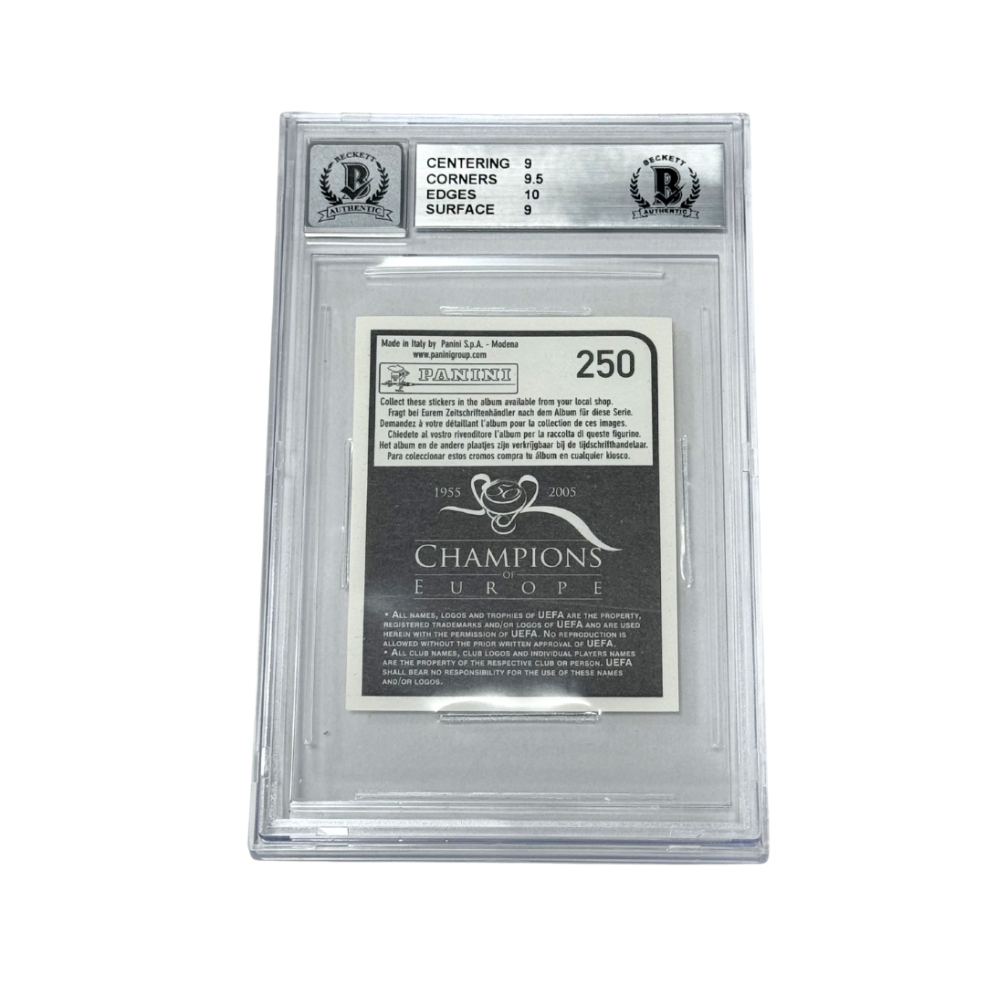 Paolo Maldini Signed 2005 Panini Champions of Europe – BGS 9