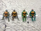 1992 TMNT lot of Vintage MUTATIN Action Figures Mikey Donatello Raphael Leonardo