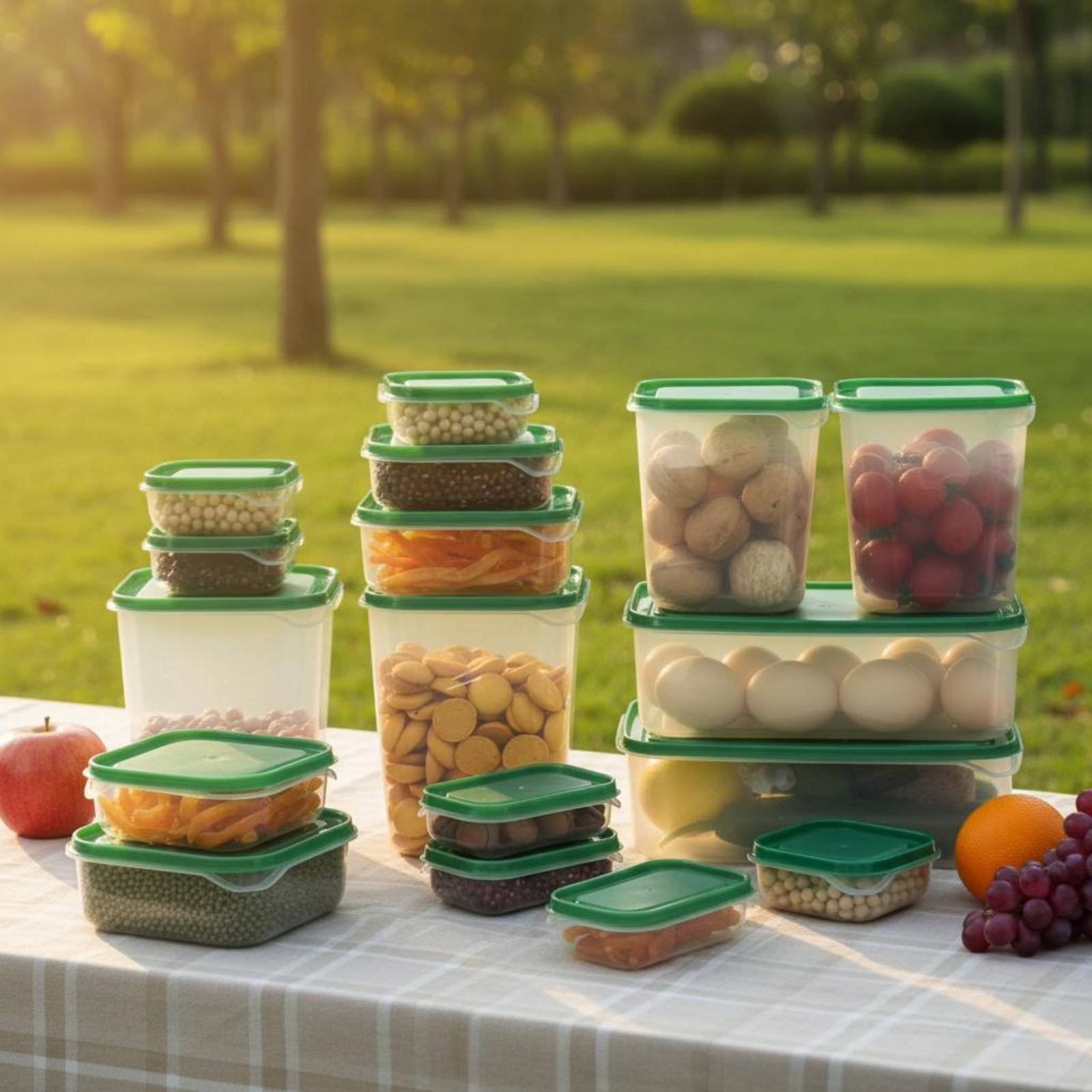 17pc Fridge Storage Box Set Airtight Freezer Safe