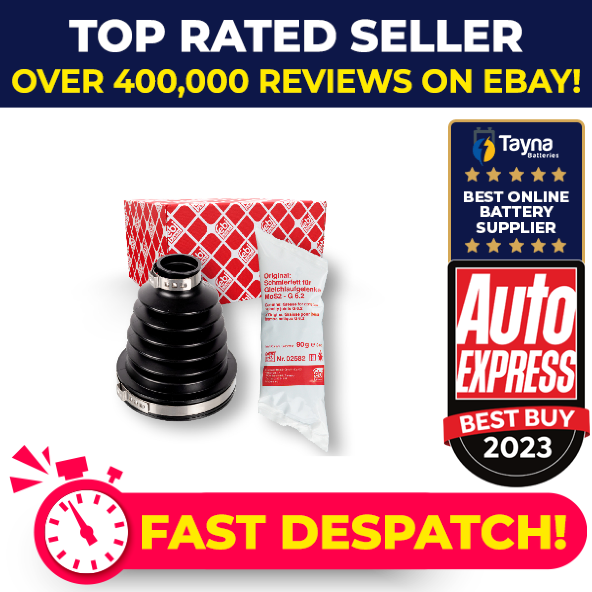CV Joint Boot fits DACIA DUSTER 1.3 2019 on C.V. Driveshaft Gaiter 397411935R
