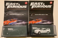 IXO Altaya 2x Nissan Skyline GT Toyota Supra Fast&Furious Modellauto 1:43 +Heft 