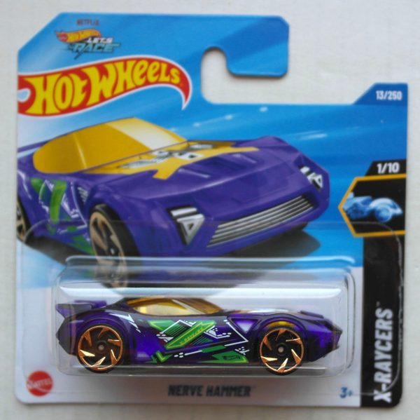 Hot Wheels Nerve Hammer Violett Transparent X-Raycers Neu/Ovp Spielzeugauto Auto-image