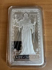 PAMP Lady of Justice 999 Fine Silver Bar 10 Oz Silver Bullion Next Day Shipping