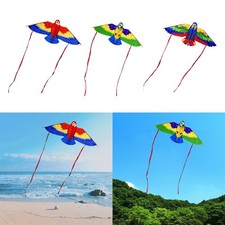 Parrot Kite Cartoon Animal Kites Portable with 50M String Beach Kite for Garden