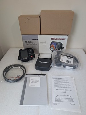Raymarine DS400x Digital Color Fishfinder with Transducer New Please Read!