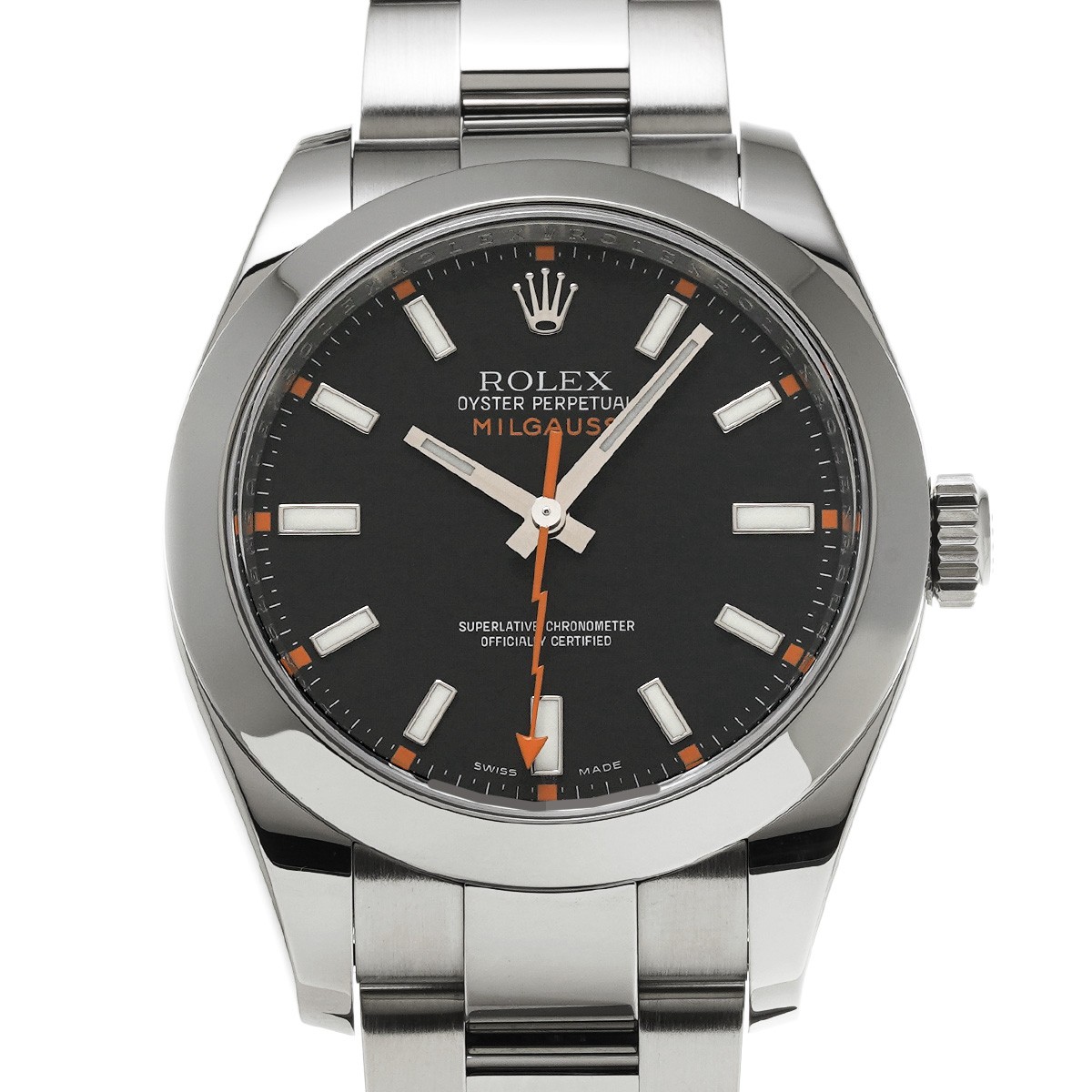 ROLEX Milgauss 116400 black WATCH 753082