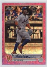 2022 Topps Chrome Logofractor Edition Pink Refractor /199 Francisco Lindor 06l3