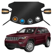 For Mercedes-Benz Car Sedan Front Windshield Snow Cover with Side Mirror Covers