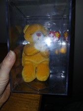 RARE Ty Beanie Babies Hope Bear Retired Tag & Date Errors W/case