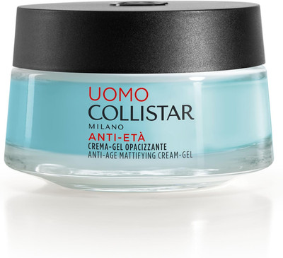 Collistar Gel Gesichtscreme für Herren, Anti-Aging Alltagsmatte, leichte Textur,