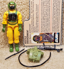 Complete Really Nice Vintage 1985 GI Joe Airtight v1 With Filecard