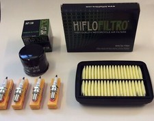 Service Kit fits GSF600 Bandit 600 MkII 2000-2004 Air & Oil Filters Spark Plugs