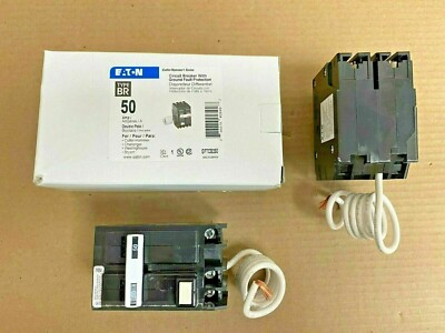 #ad New EATON Cutler Hammer GFTCB GFTCB250 2 pole 50 amp Circuit Breaker GFI GFCB $119.00