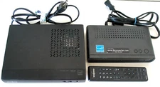 3 vintage DTV digital converters: Insignia, Digital Stream and Channel Master