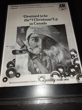 Herb Alpert & Tijuana Brass Christmas Album Rare Original Promo Poster Ad Framed