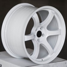 Circuit Csf1 19x9.5 19x11 5x112 28 40 White Spun Forged Wheels Staggered 57dr