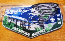 OA HO NAN NE HO ONT Lodge 165 National Jamboree 2005 delegate flap [moww]