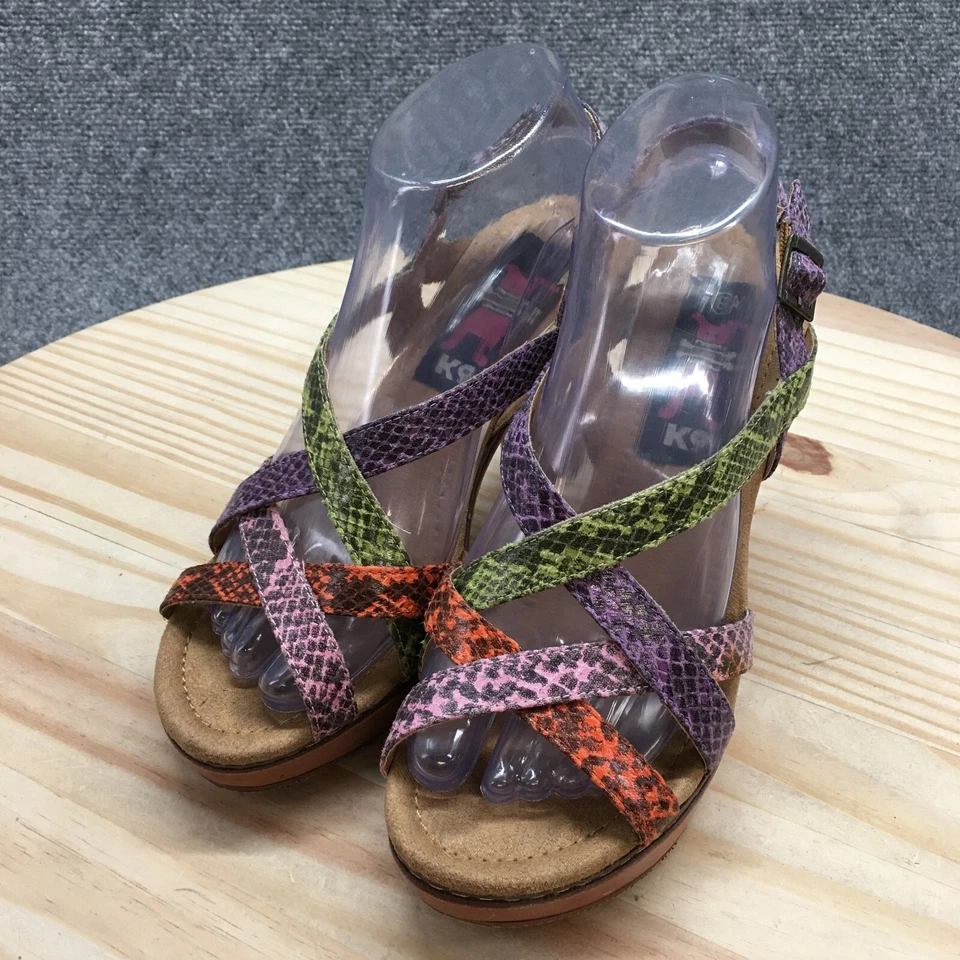 Rocket Dog Sandals Womens 8 M Keeper Strappy Multicolor Open Toe Casual Heeled - Image 3 of 4