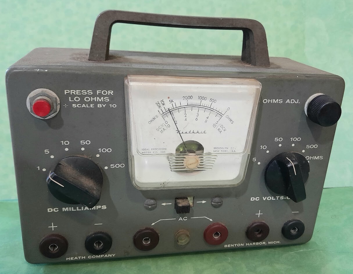 Vintage 1960 HEATHKIT EK1 Basic Radio Electricity Kit with Multimeter