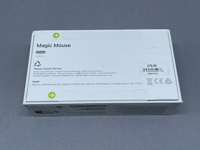 Genuine Official Apple Magic Mouse (USB‑C) - White Multi