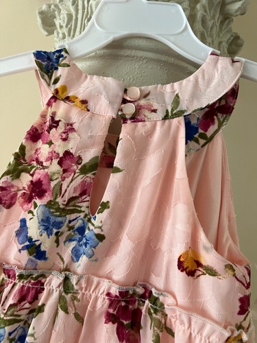 Zunie Blush Floral Dress New With Tags Size 6 pink - Picture 2 of 6