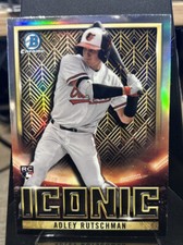 2023 Bowman Chrome Baseball Adley Rutschman Iconic Rookie RC Baltimore Orioles
