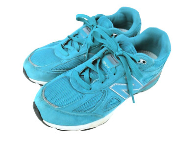 Womens NEW BALANCE 990 aqua teal blue green sneakers tennis shoes gray  walking