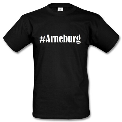 T-Shirt #Arneburg Hashtag Raute für Damen Herren und Kinder