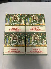 (4 PACK) Dr. Squatch Men's Natural Soap - Elf Ninny Scrubbins, 5 oz