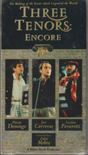 Three Tenors Encore VHS New Placido Domingo Luciano Pavarotti Jose Carreras 