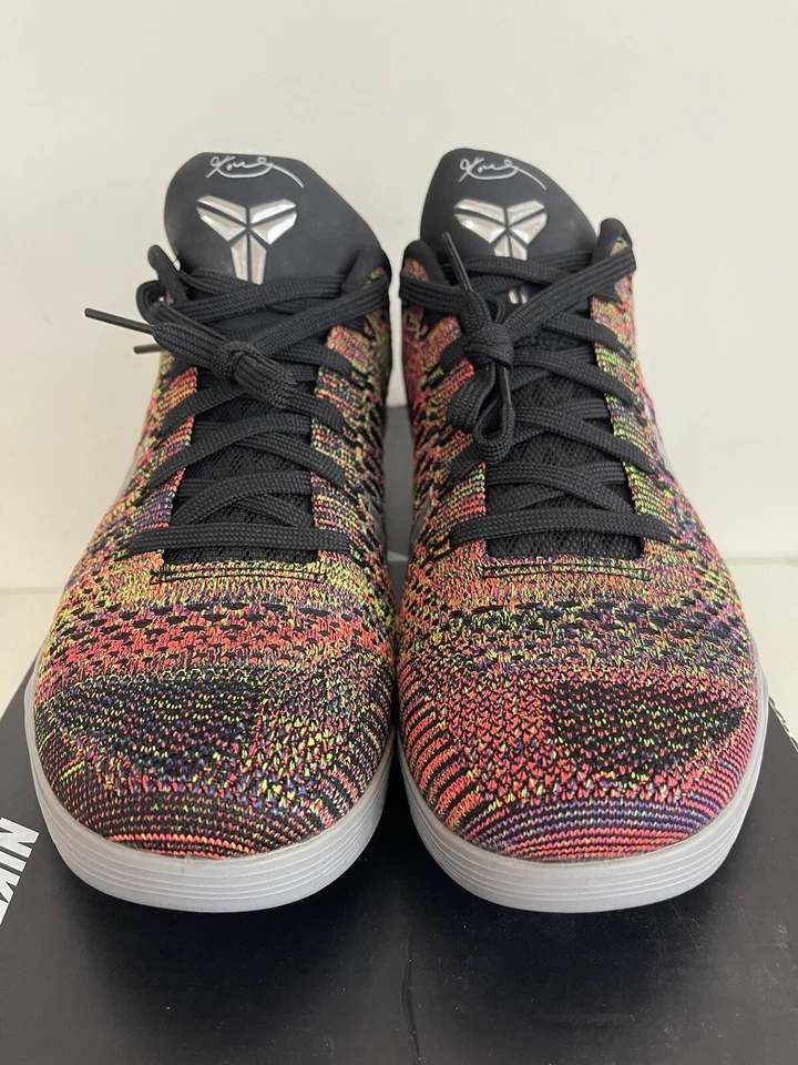 Nike Kobe 9 IX Elite Low ID Flyknit Multicolor DS Size 9.5 proto - Image 2 of 4