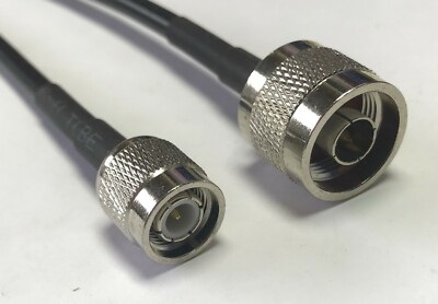 TNC Male to N Male ACI195 Coax Low Loss RF LOT Pigtail Cable USA