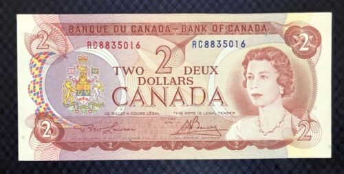 1974 CANADA - 2 DOLLARS - P#86 - AUNC - MB7 - Picture 1 of 2