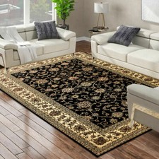Non Slip Large Traditional Rugs Bedroom Carpet Living Room Hallway Runner Rug