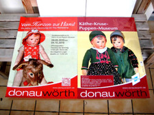 2 gro&szlig;e Werbe-Plakate (Gerollt) "K&Auml;THE KRUSE PUPPEN" Werbung
