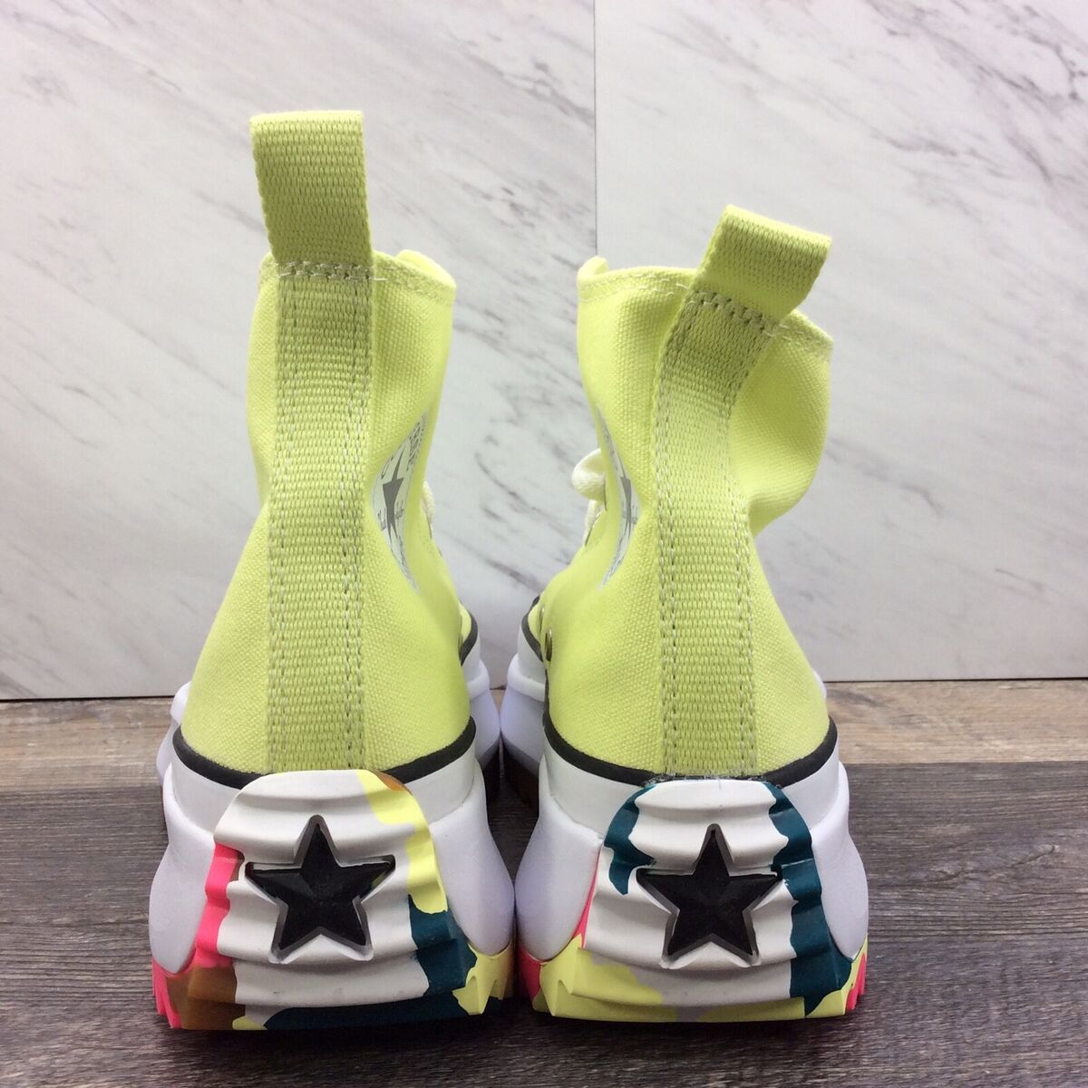 Converse Run Star Hike Hi Light Yellow Zitron White 571112C Converse Run Star Hike Hi Light Yellow Zitron White 571112C