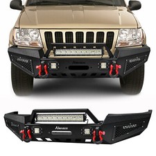 Fits 1999-2004 Jeep Grand Cherokee Wj New Front Bumper Wwinch Seat Light Kit Fits 1999-2004 Jeep Grand Cherokee Wj New Front Bumper Wwinch Seat Light Kit